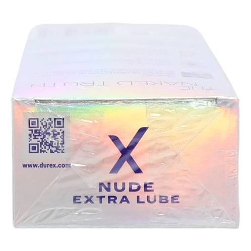 Durex Condoms 12pk Nude Extra Lube Regular Fit
