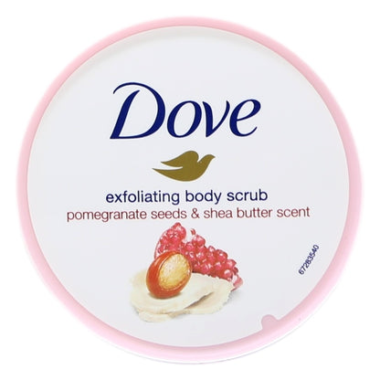 Dove Body Scrub 225ml Pomegranate & Shea Butter
