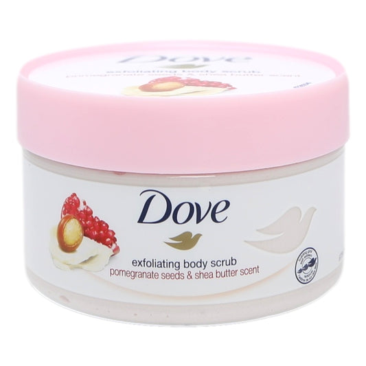 Dove Body Scrub 225ml Pomegranate & Shea Butter