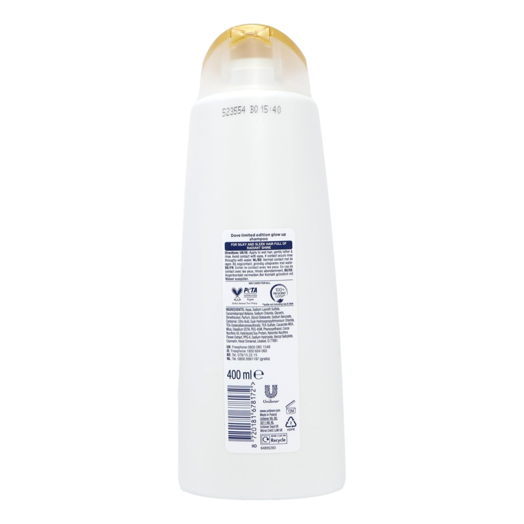 Dove Shampoo 400ml Glow Up