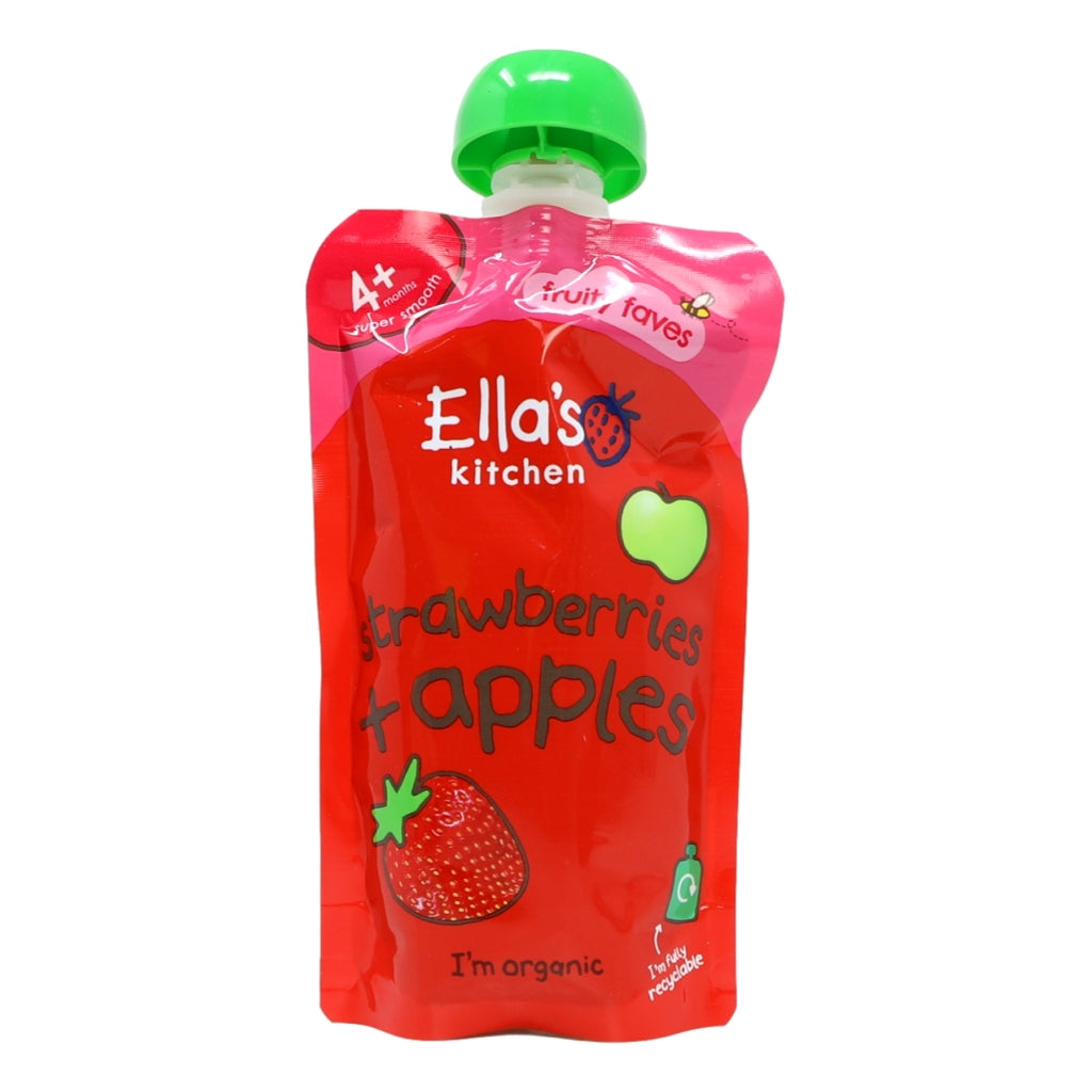 Buy Ella's Kitchen Stage 1 Strawberries & Apples online at Intamarque Wholesale – Trusted FMCG distributor