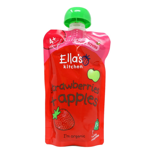 Buy Ella's Kitchen Stage 1 Strawberries & Apples online at Intamarque Wholesale – Trusted FMCG distributor