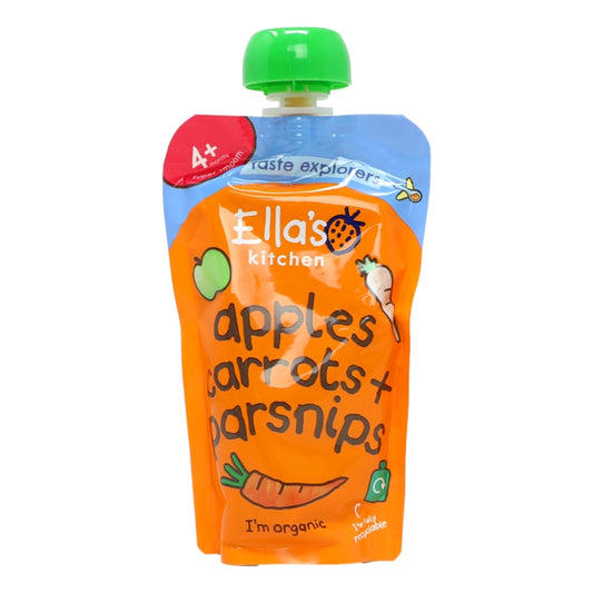 Buy Ella's Kitchen Stage 1 Carrots, App & Parsnip online at Intamarque Wholesale – Trusted FMCG distributor