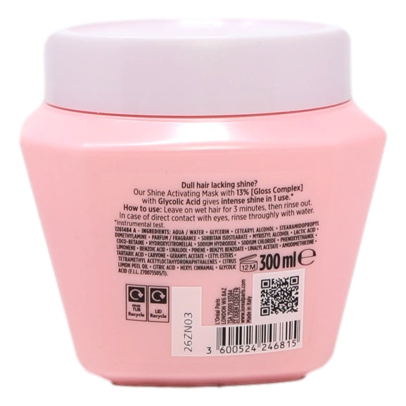 L'Oreal Elvive Hair Mask 300ml Glycolic Gloss Diamond
