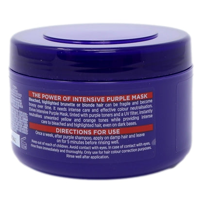 L'Oreal Elvive Mask Pot 250ml Colour Protect Anti-Brassiness Purple