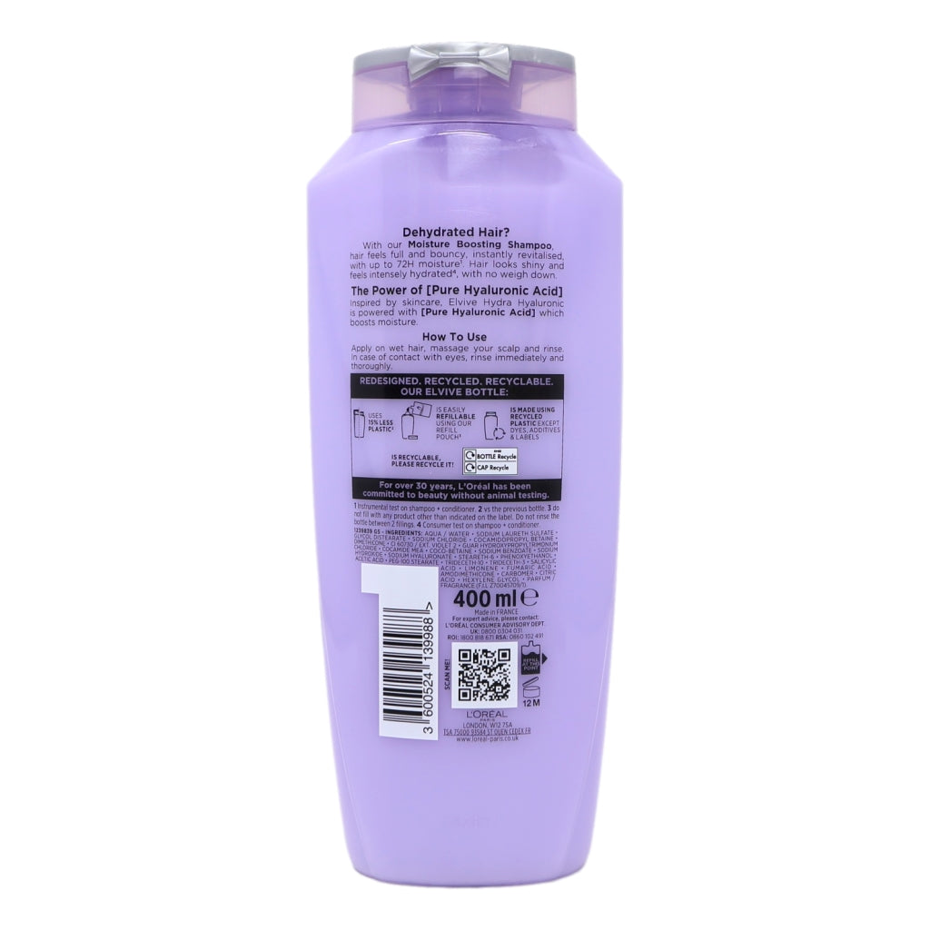 L'Oreal Elvive Shampoo 400ml Hyaluron