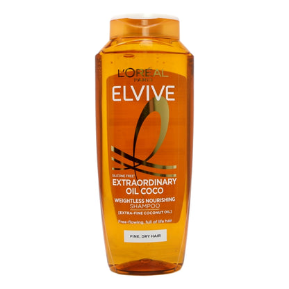 L'Oreal Elvive Shampoo 400ml Extraordinary Coconut Oil