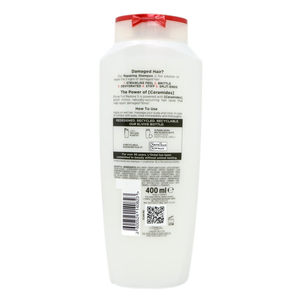 L'Oreal Elvive Shampoo 400ml Full Restore 5