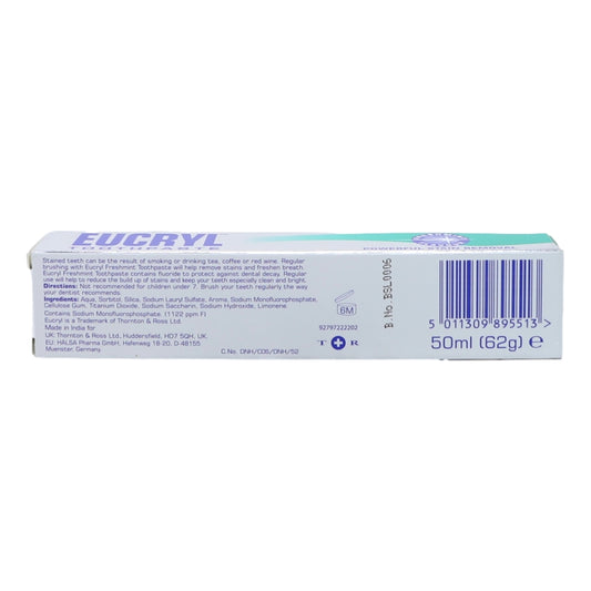 Eucryl Toothpaste 50ml Freshmint
