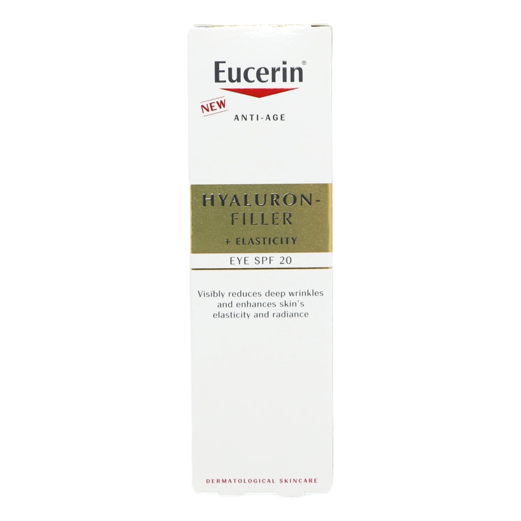 Buy Eucerin Hyaluron Eye Cream 15ml Filler & Elasticity SPF20 online at Intamarque Wholesale – Trusted FMCG distributor
