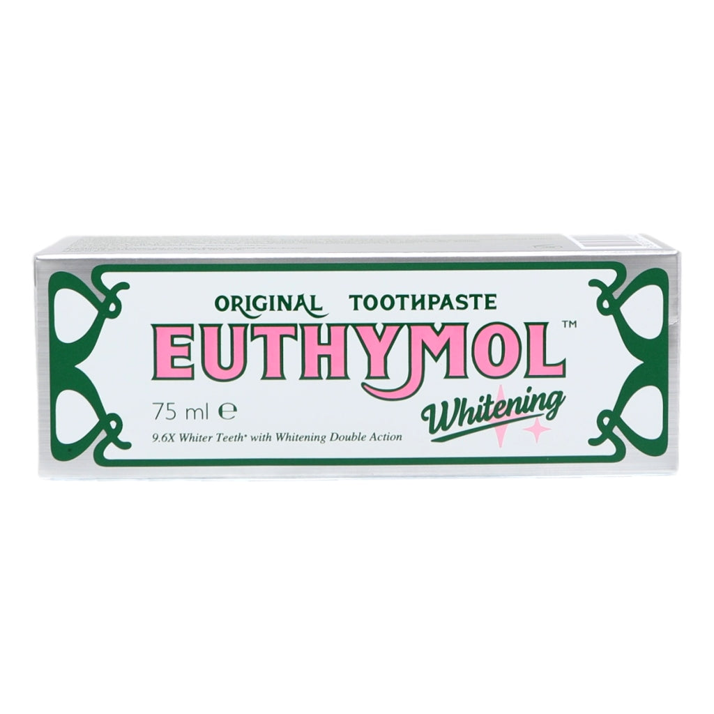 Buy Euthymol Toothpaste 75ml Whitening online at Intamarque Wholesale – Trusted FMCG distributor