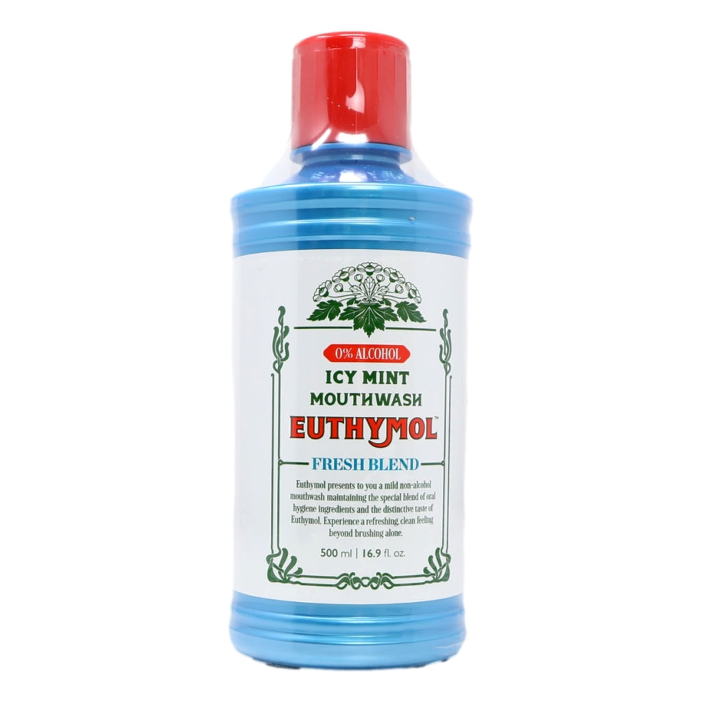 Buy Euthymol Mouthwash 500ml Icy Mint (Non Alc) online at Intamarque Wholesale – Trusted FMCG distributor