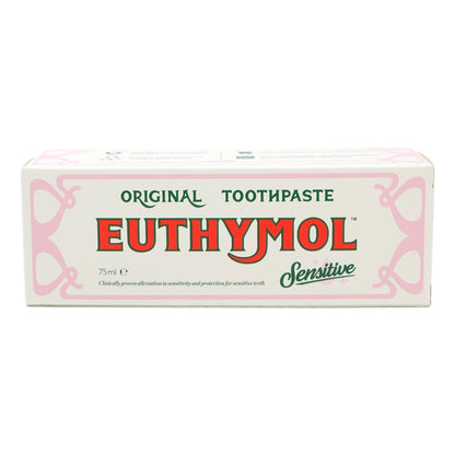 Buy Euthymol Toothpaste 75ml Sensitive (4x12) online at Intamarque Wholesale – Trusted FMCG distributor