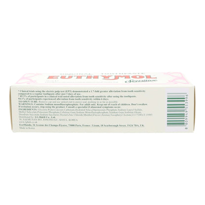 Euthymol dental floss packaging on a white background