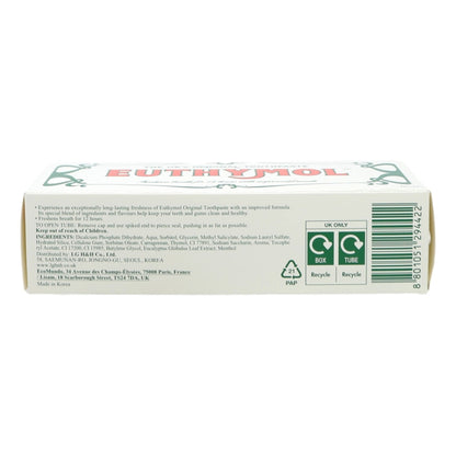 Euthymol Toothpaste 75ml Original (4x12)