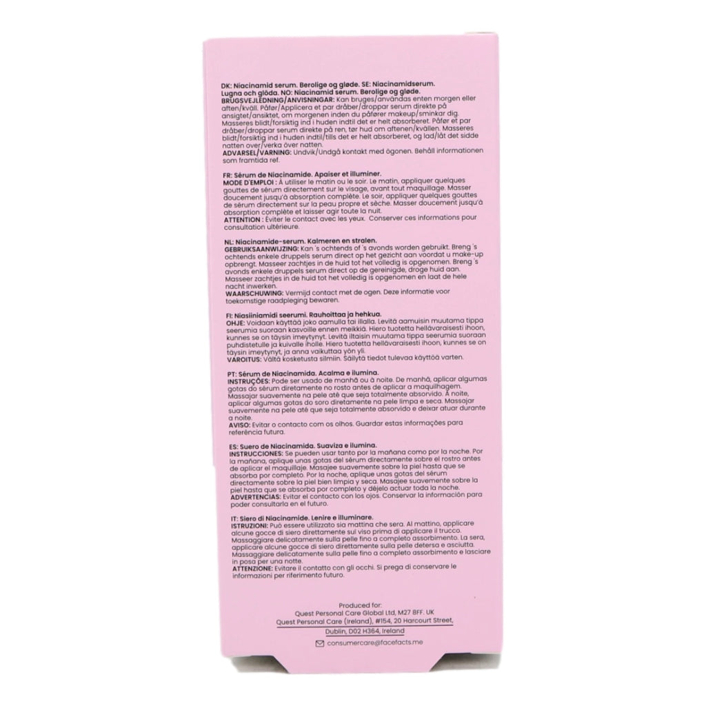 Face Facts Facial Serum 30ml Niacinamide