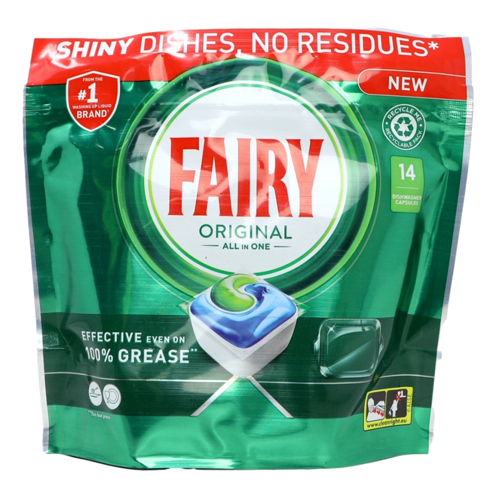 Buy Fairy Dishwasher Tablets 14s Original All In One online at Intamarque Wholesale – Trusted FMCG distributor