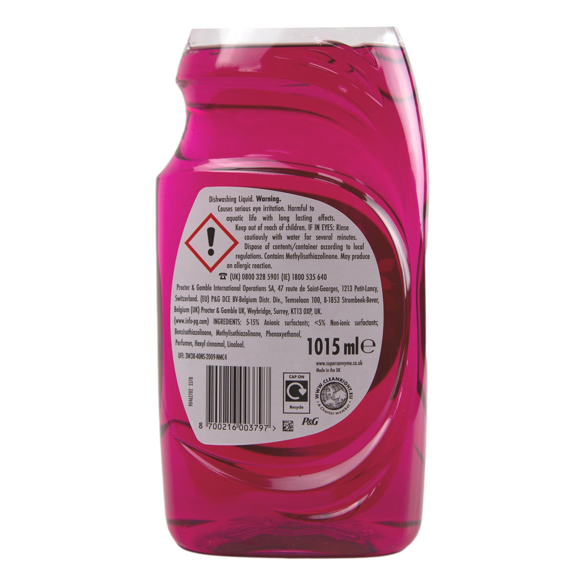 Fairy Washing Up Liquid 1015ml Pink Jasmine