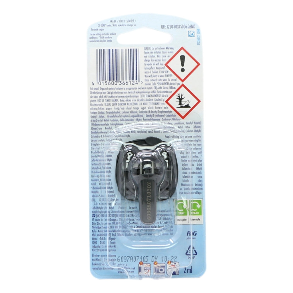 Febreze Car Clip 2ml Blossom and Breeze