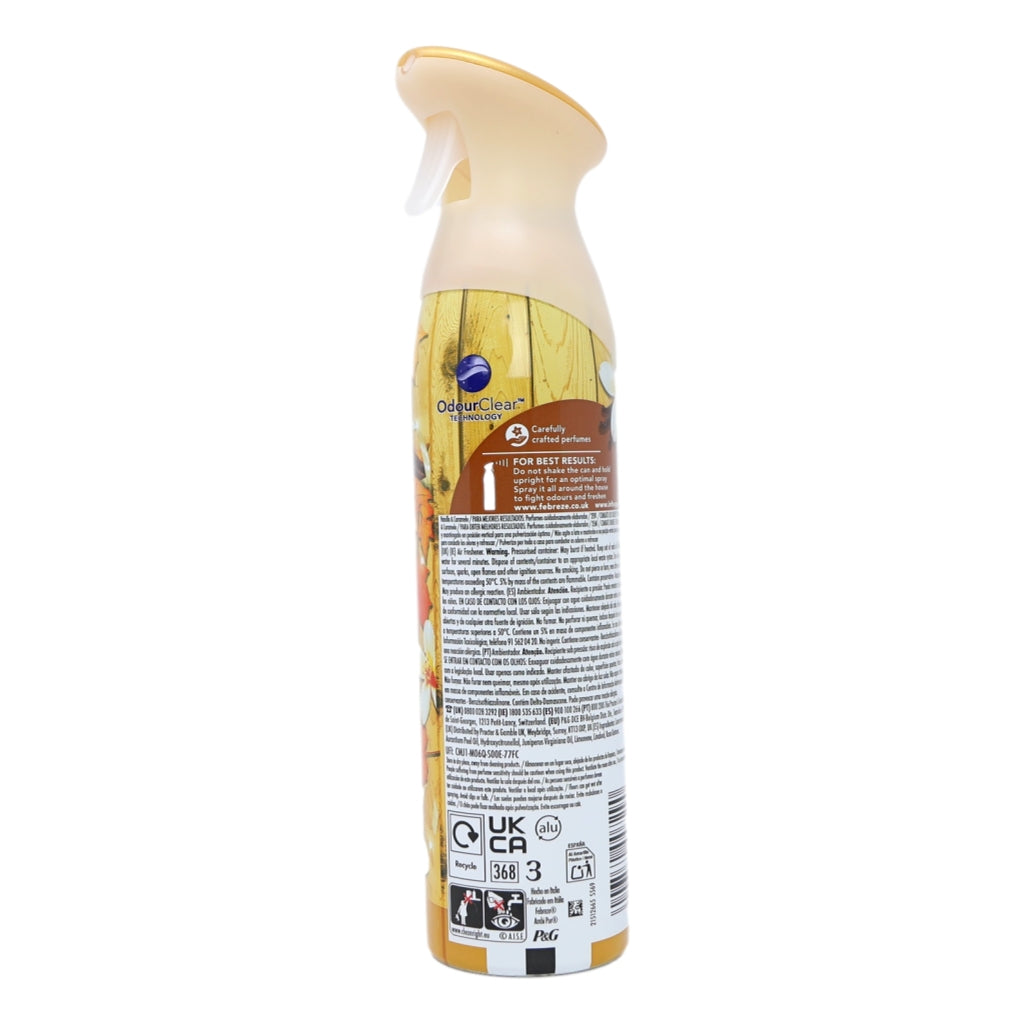 Febreze Air Freshener Spray 185ml Vanilla Butterscotch
