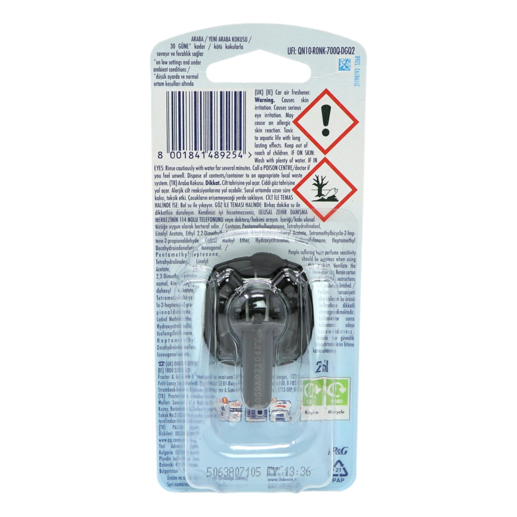 Febreze Car Clip 2ml New Car Scent