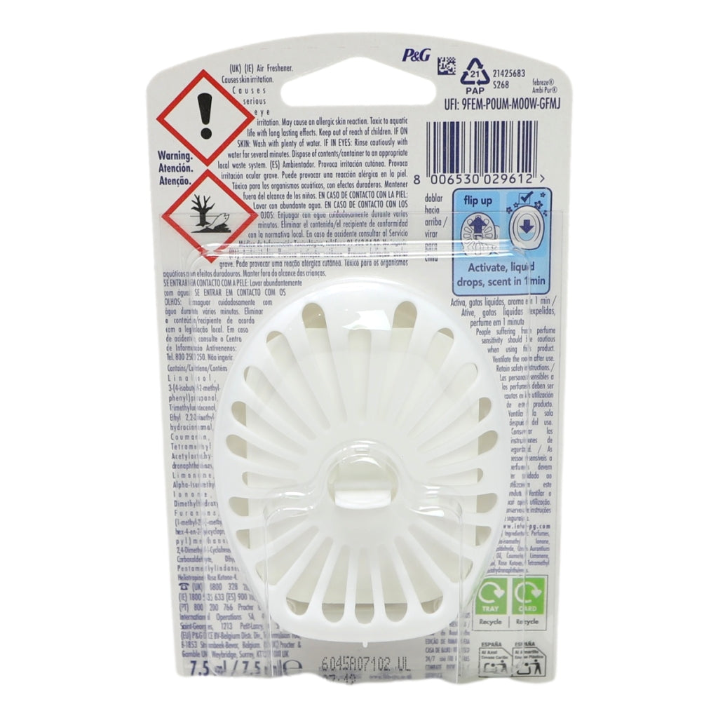 Febreze Bathroom Air Freshener 7.5ml Vanilla Cookie