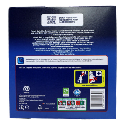 Finish Dishwasher Salt 2kg Box