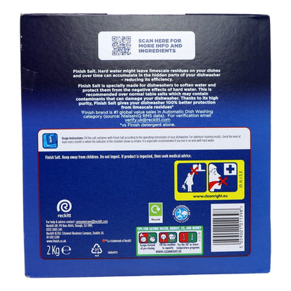 Finish Dishwasher Salt 2kg Box