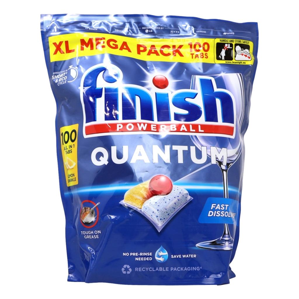 Buy Finish Quantum AIO 100 Tabs Lemon online at Intamarque Wholesale – Trusted FMCG distributor