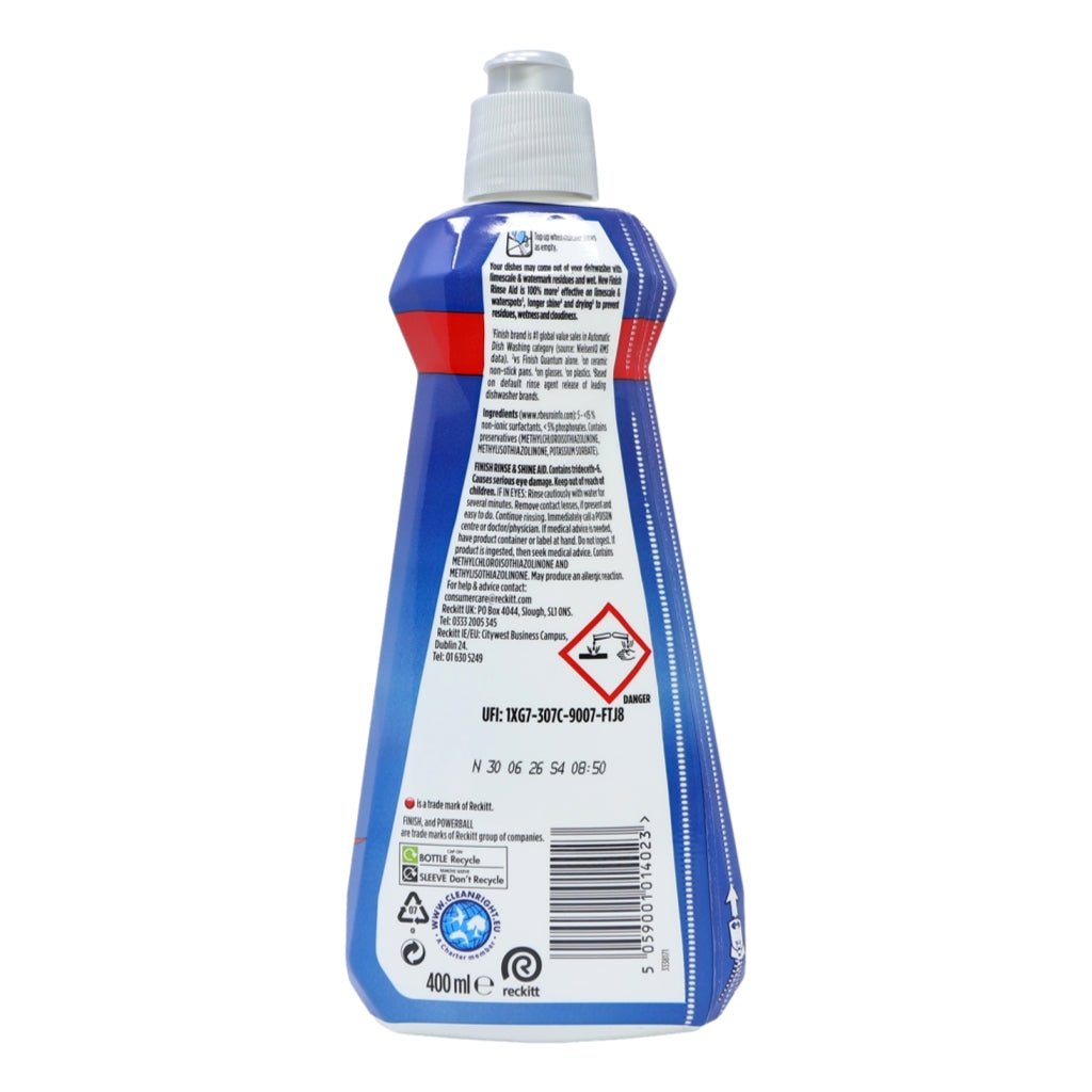 Finish Rinse Aid 400ml Regular