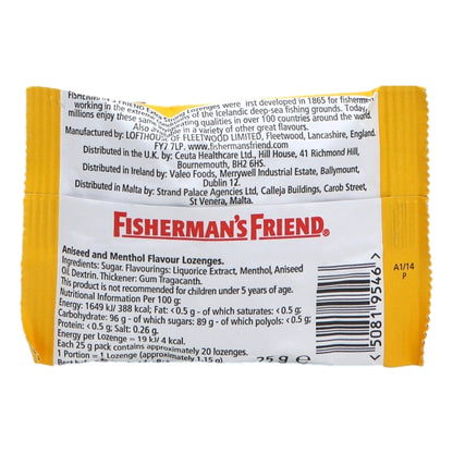 Fishermans Friend Lozenges 25g Aniseed