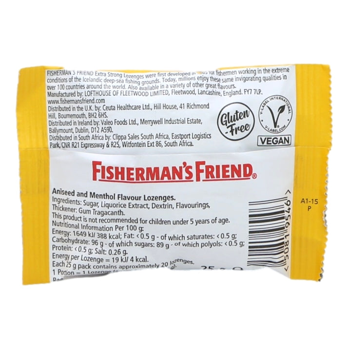 Fisherman's Friend Lozenges 25g Aniseed
