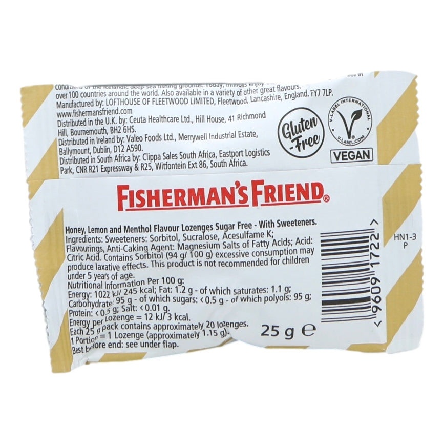 Fishermans Friend Lozenges 25g Honey & Lemon