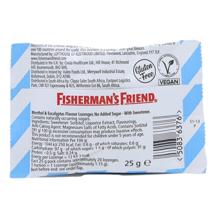 Fisherman's Friend Lozenges 25g Original Sugar Free