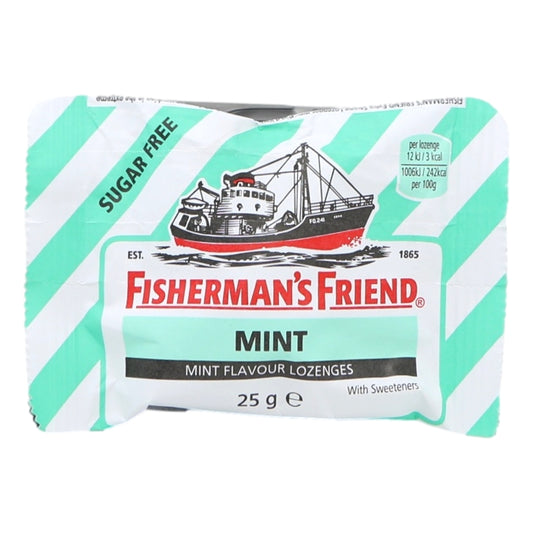 Fisherman's Friend Lozenges 25g Mint Sugar Free