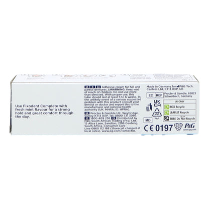 Fixodent Complete Denture Adhesive 47g Fresh