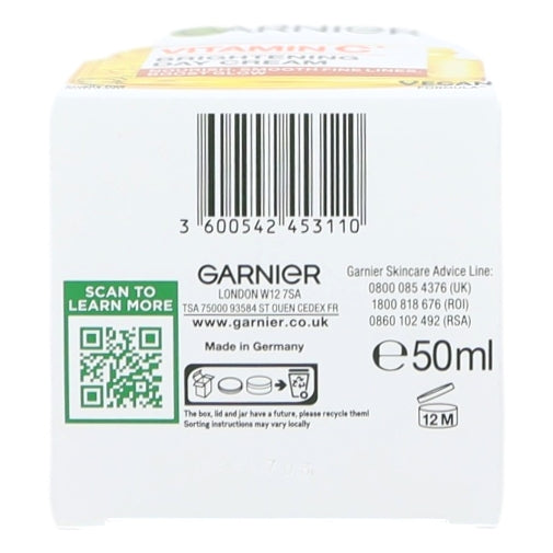 Garnier Naturals Brightening Day Cream 50ml Vitamin C
