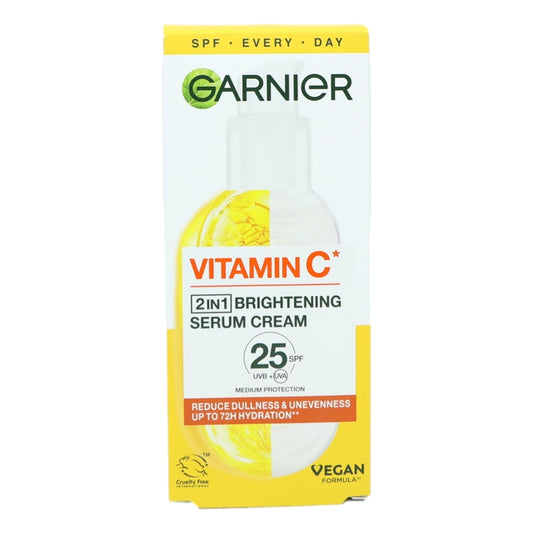 Garnier Naturals Vitamin C 50ml Cream Brightening Serum SPF25