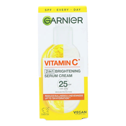 Garnier Naturals Vitamin C 50ml Cream Brightening Serum SPF25
