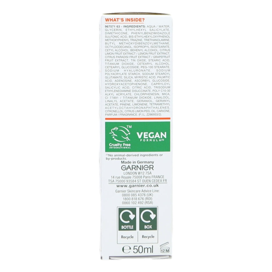 Garnier Naturals Vitamin C 50ml Cream Brightening Serum SPF25