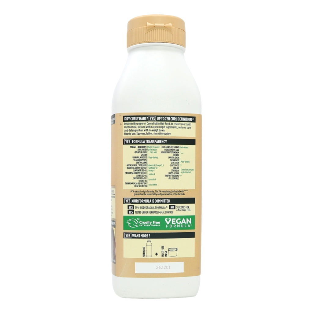 Garnier Ultimate Blends Hair Food 350ml Conditioner Cocoa Butter