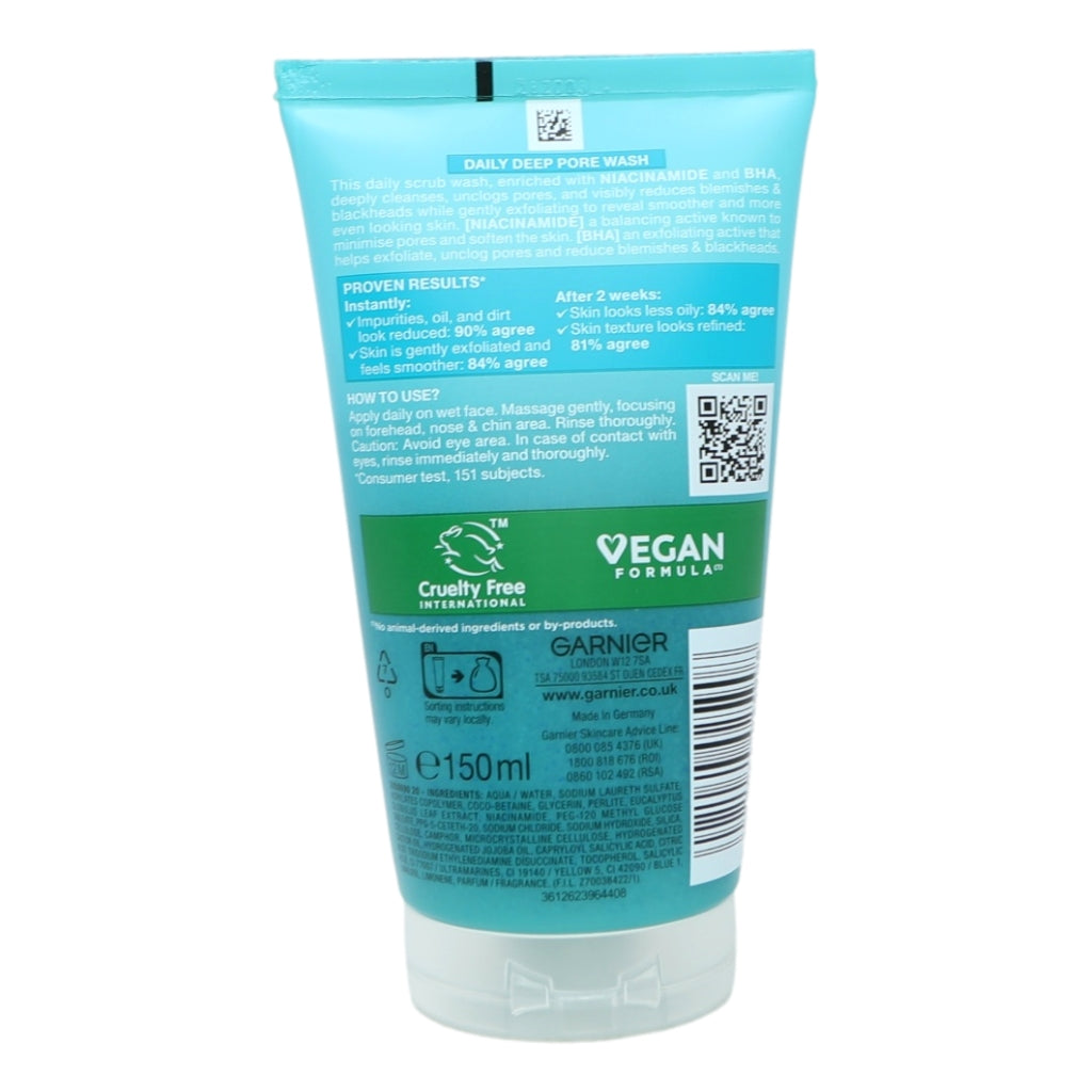 Garnier Pure Active 150ml Deep Pore Wash