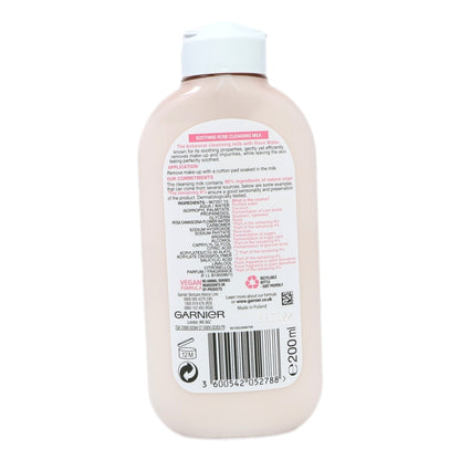 Garnier Naturals Cleansing Milk 200ml Rose