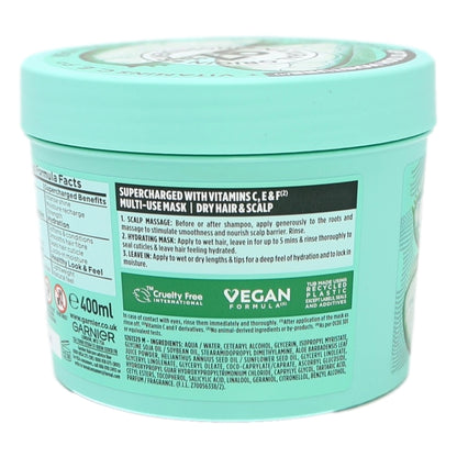 Garnier Ultimate Blends Mask 390ml 3in1 Hair Food Aloe