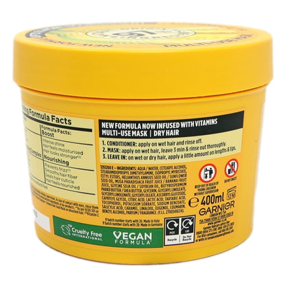 Garnier Ultimate Blends Hair Food 3in1 400ml Mask Banana & Shea