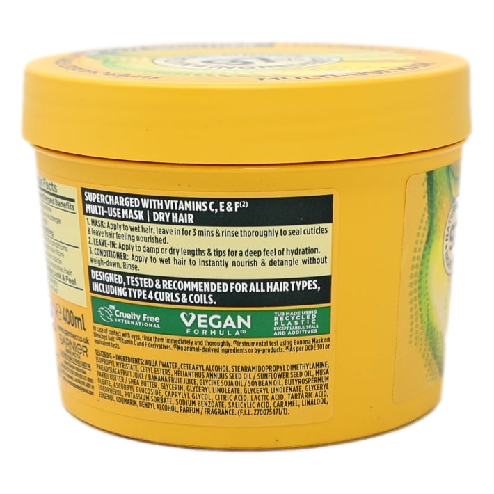 Garnier Ultimate Blends Mask 400ml 3in1 Hair Food Banana & Shea