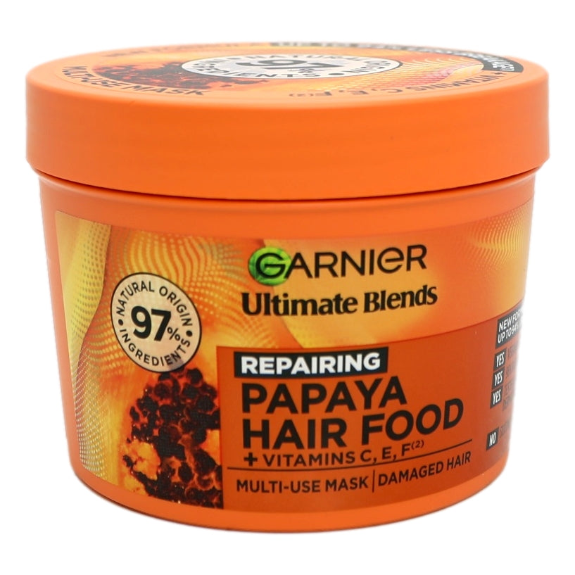 Buy Garnier Ultimate Blends Hair Food Papaya & Amla 3in1 Mask 400ml online at Intamarque Wholesale – Trusted FMCG distributor