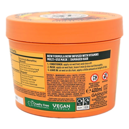 Garnier Ultimate Blends Hair Food 400ml 3in1 Mask Papaya & Amla