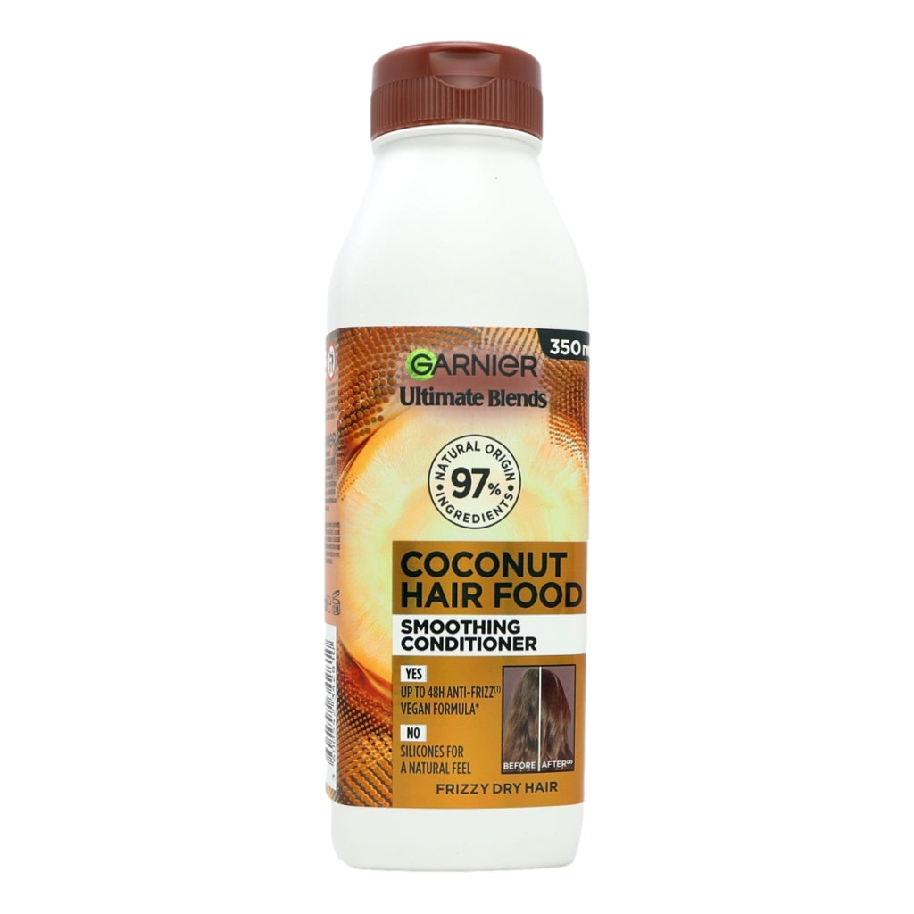 Buy Garnier Ultimate Blends Hair Food Coconut & Macademia Conditioner 350ml online at Intamarque Wholesale – Trusted FMCG distributor