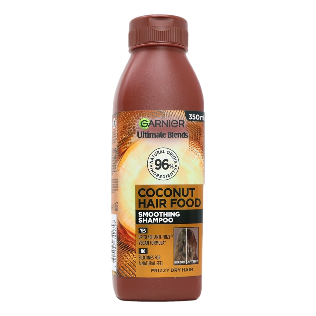 Buy Garnier Ultimate Blends Hair Food Coconut & Macademia Shampoo 350ml online at Intamarque Wholesale – Trusted FMCG distributor
